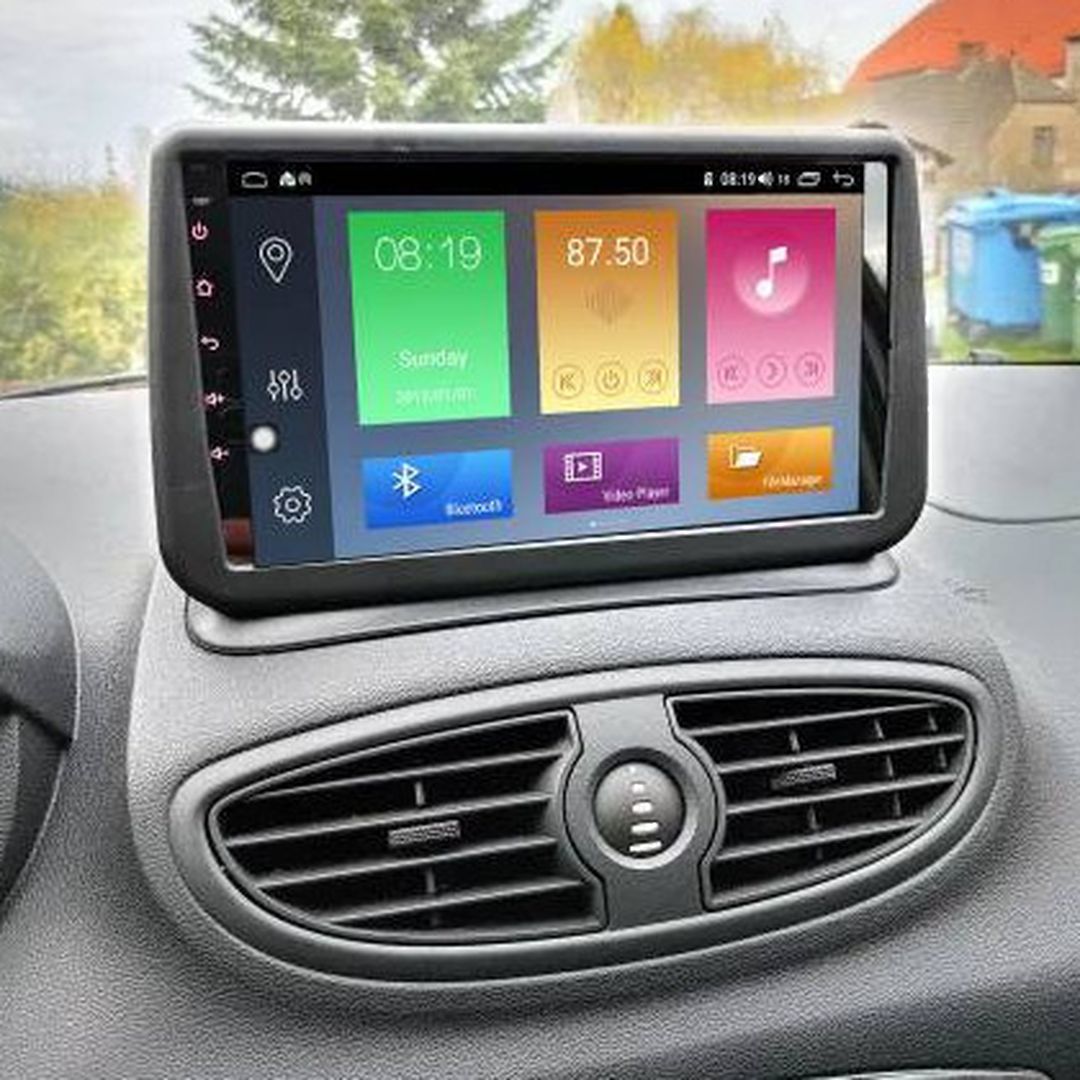 Pantalla Android 9" CarPlay y Android Auto inalámbrico para Renault Clio III (2005-2012) Carson CARRC05