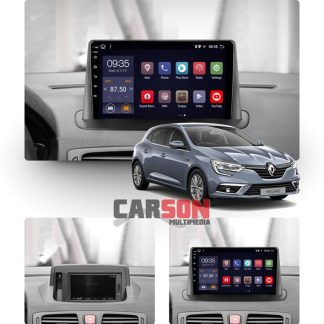 Pantalla Android 9" CarPlay y Android Auto inalámbrico para Renault Mégane III Carson CARRMIII