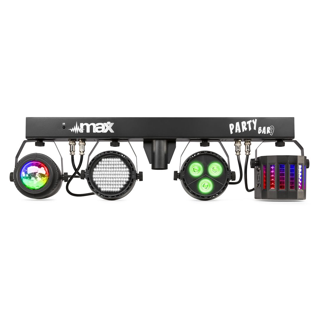 Barra de Efectos LED con Trípode Jelly Moon + Derby + PAR + Estrobo Max PartyBar09