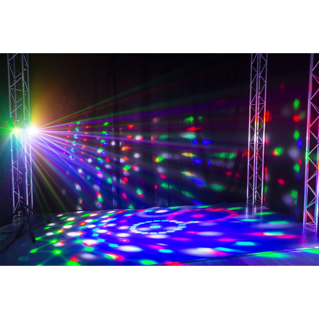 Barra de Efectos LED con Trípode Jelly Moon + Derby + PAR + Estrobo Max PartyBar09