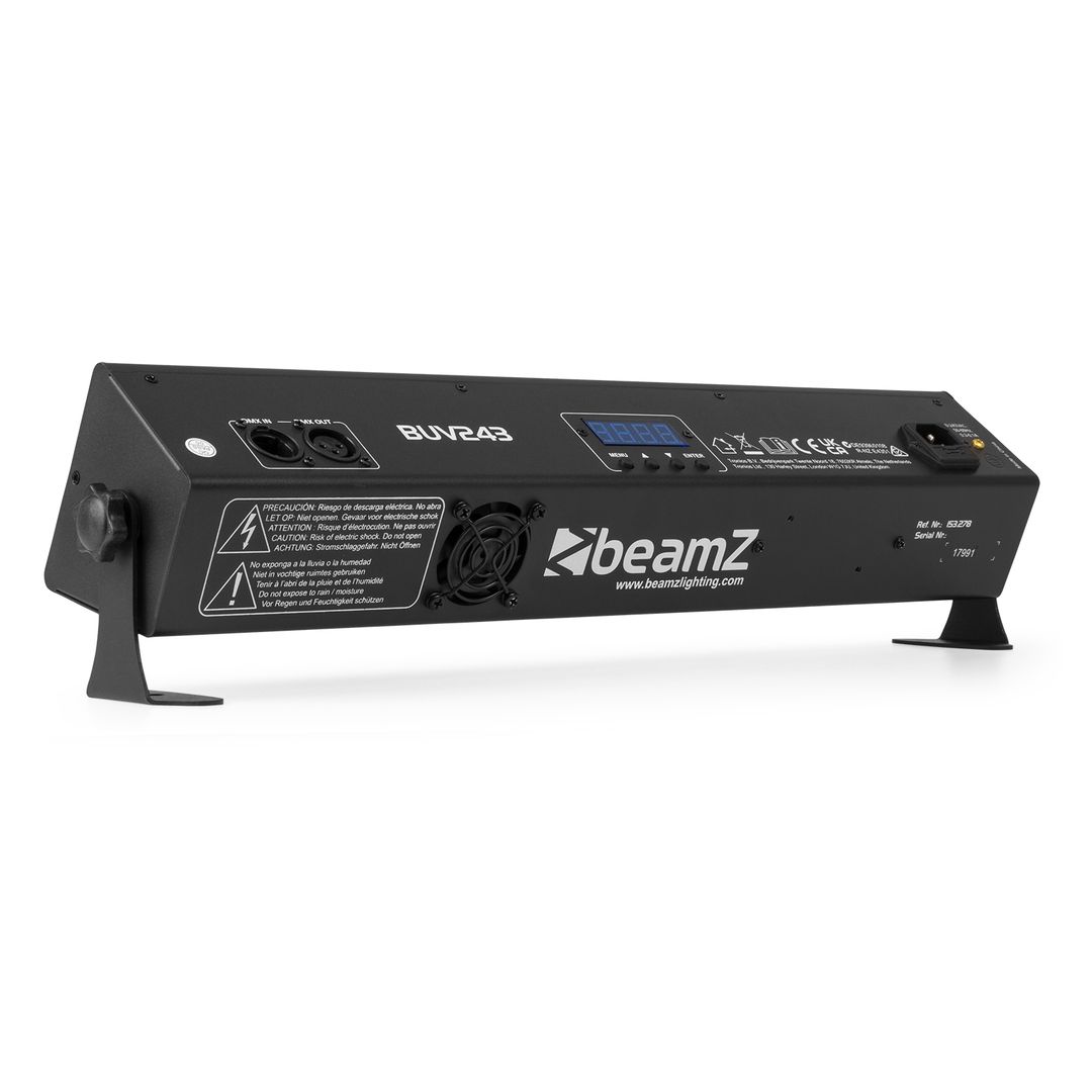 Barra LED Luz Negra UV 24x3W DMX BeamZ BUV243