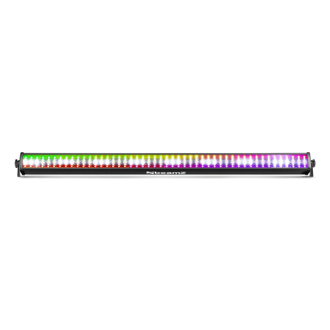 Barra LED Wash y Estrobo 192x0,5W RGB + 96x1W Blanco BeamZ LCB288