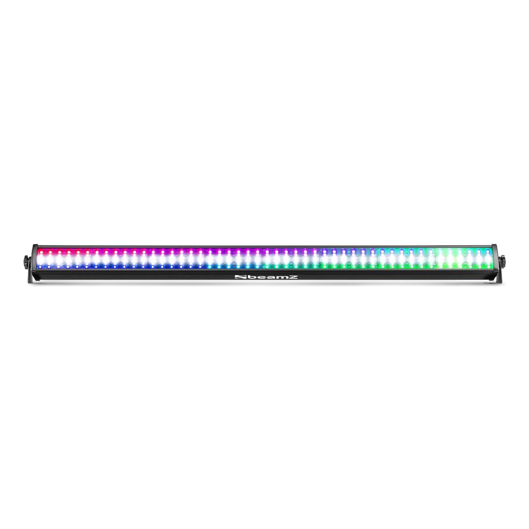 Barra LED Wash y Estrobo 192x0,5W RGB + 96x1W Blanco BeamZ LCB288