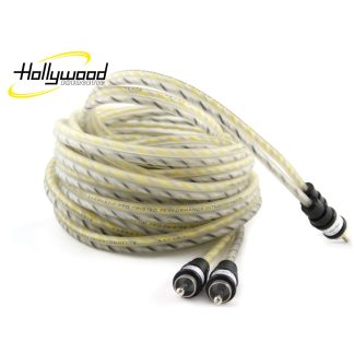 Cable RCA 3 metros Cobre OFC par trenzado Hollywood PRO 213
