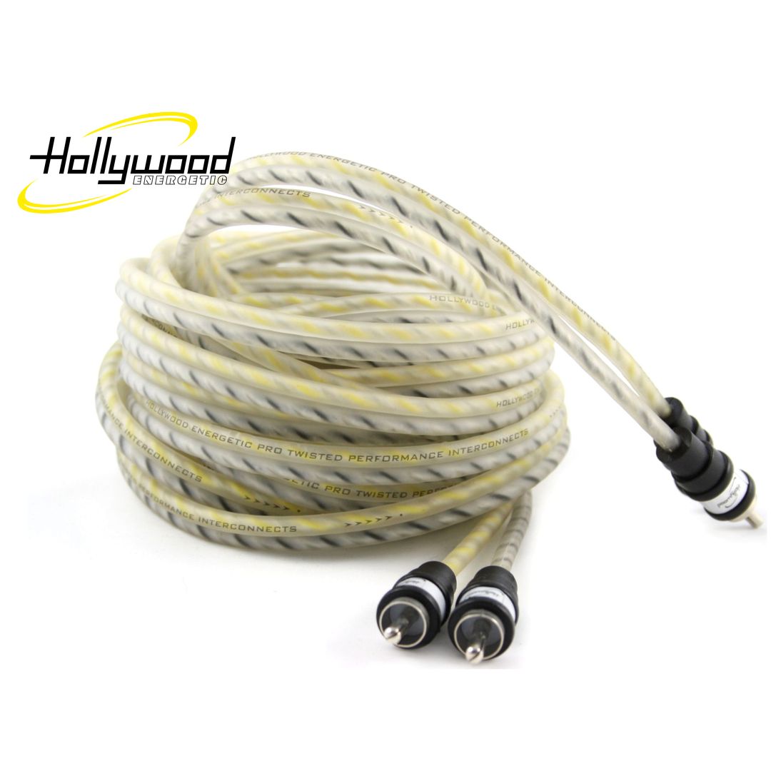 Cable RCA 3 metros Cobre OFC par trenzado Hollywood PRO 213