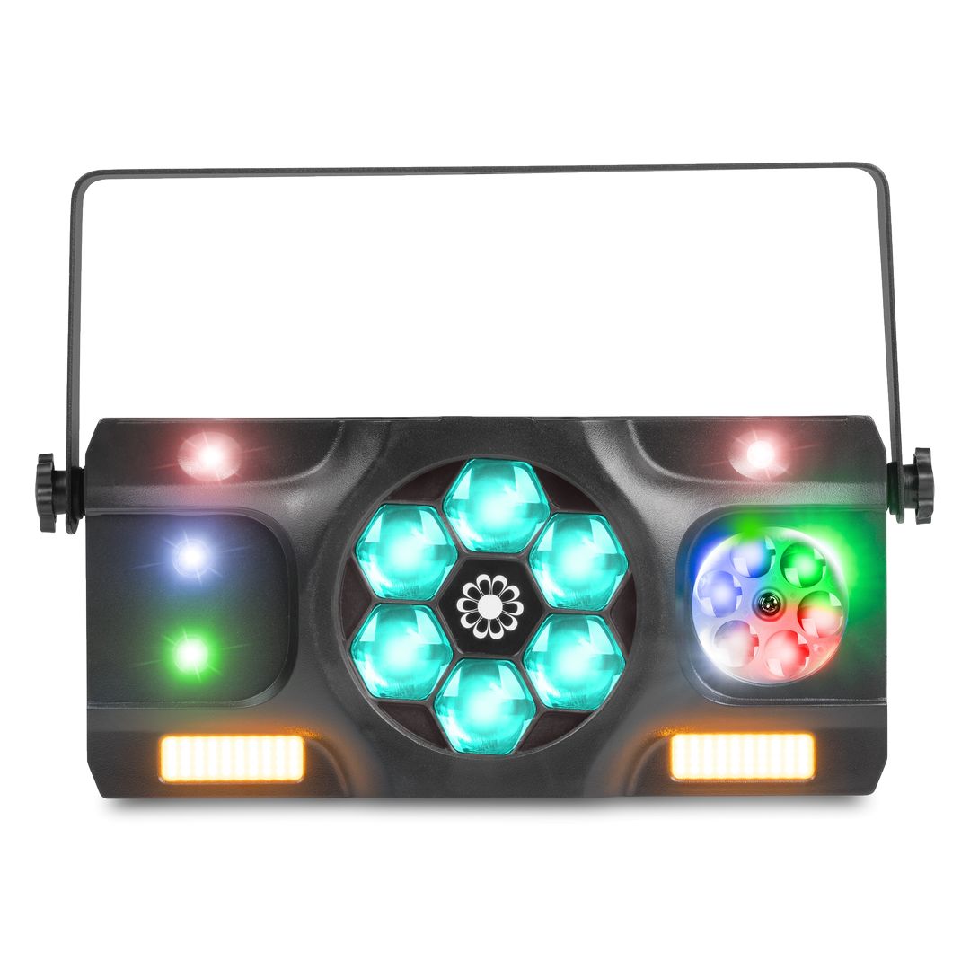 Efecto de Luz LED 5 en 1 Bee Eye, Gobo y Estrobo con DMX Fuzzix Stellar2