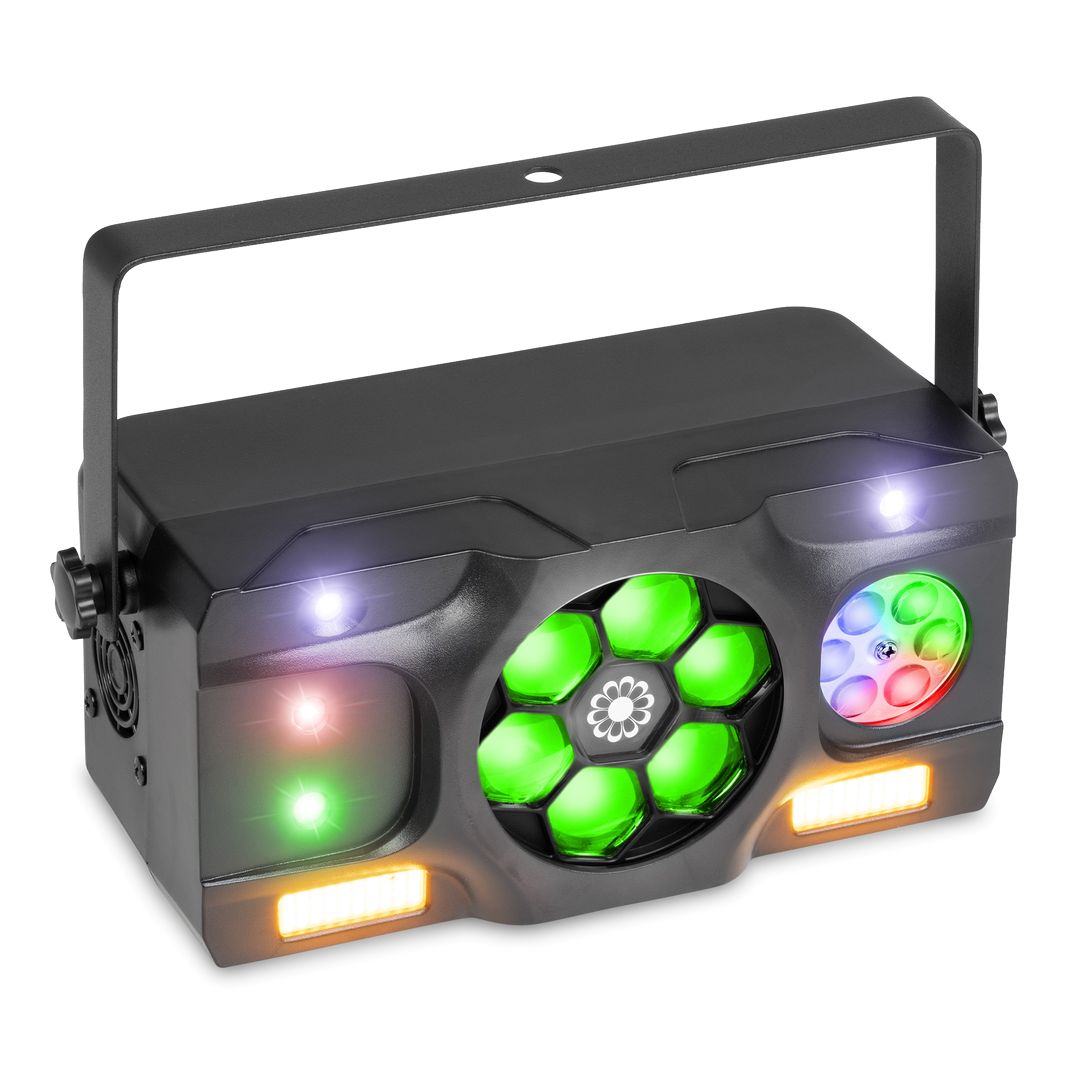 Efecto de Luz LED 5 en 1 Bee Eye, Gobo y Estrobo con DMX Fuzzix Stellar2