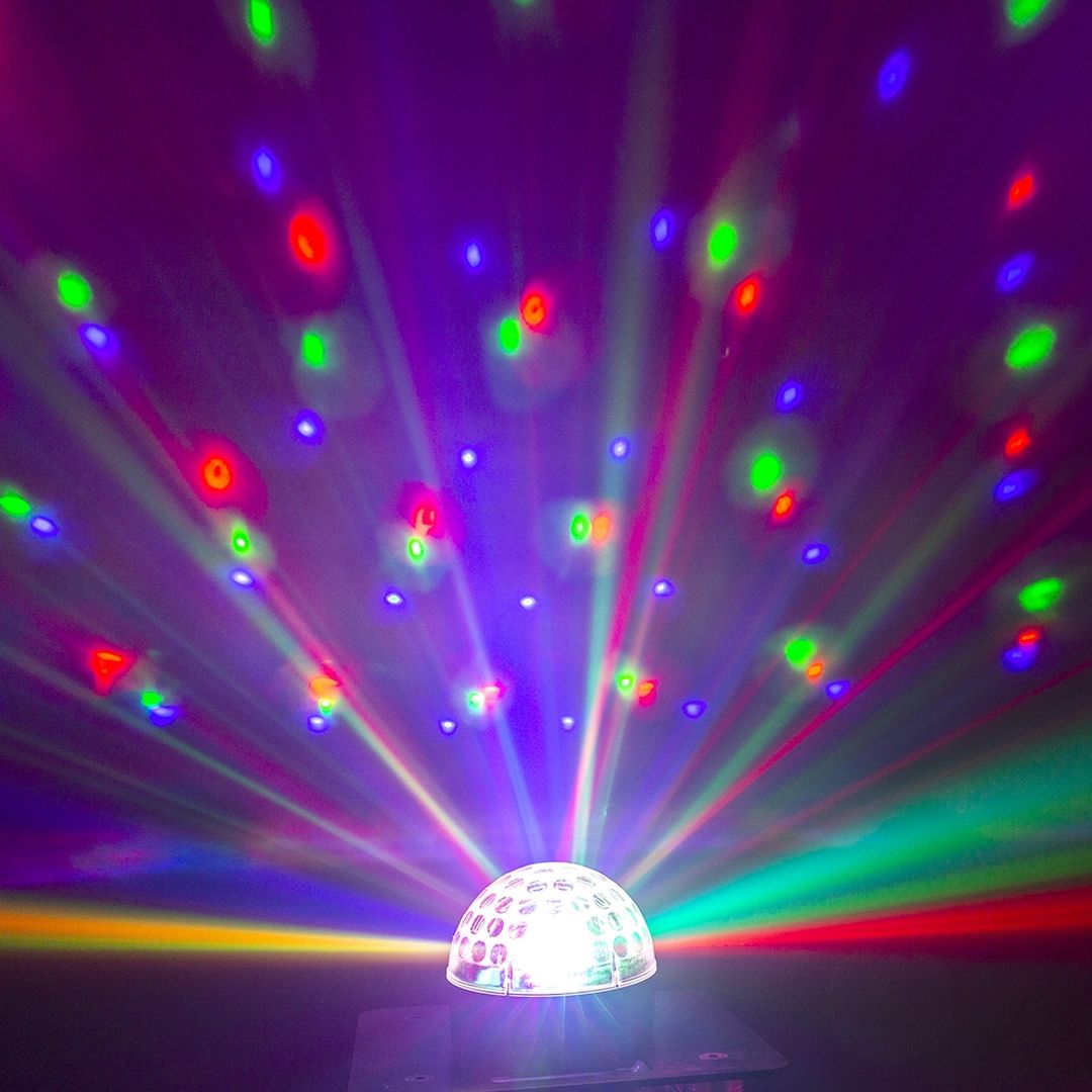 Efecto de Luz LED 6x1W de 6 Colores con DMX y Mando BeamZ JB60R Jelly Ball