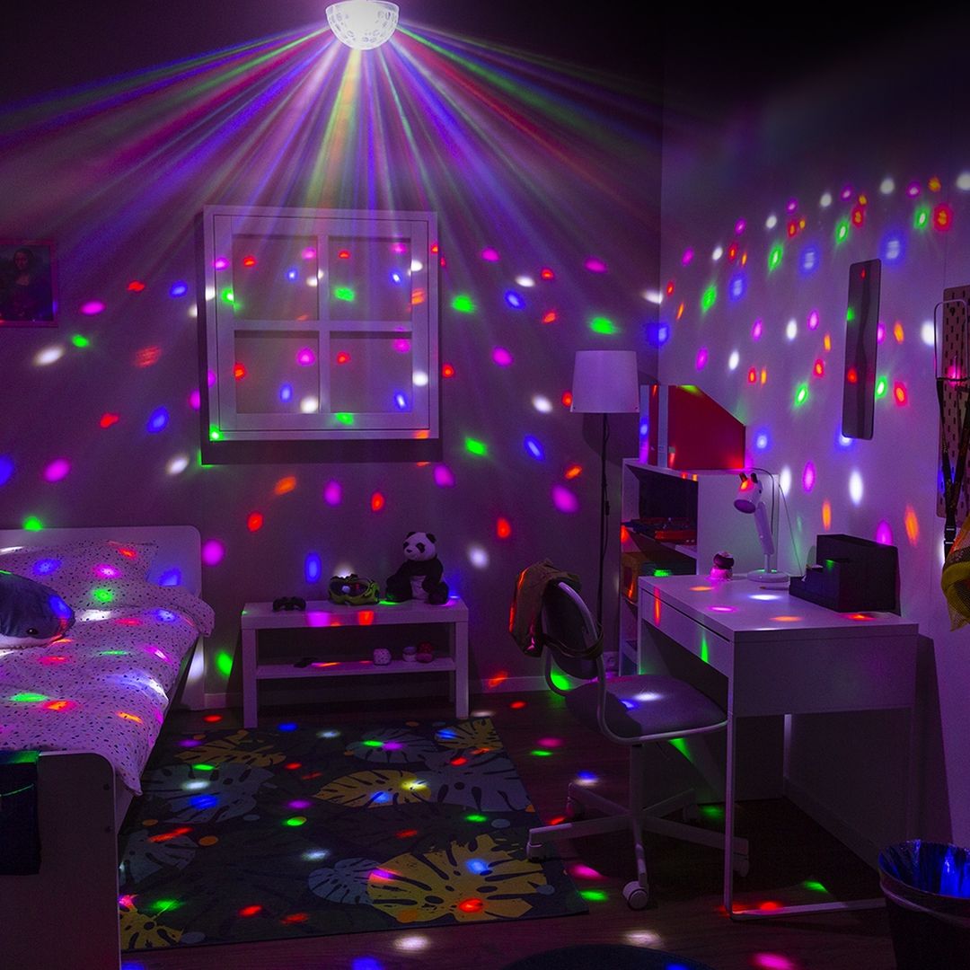 Efecto de Luz LED 6x1W de 6 Colores con DMX y Mando BeamZ JB60R Jelly Ball