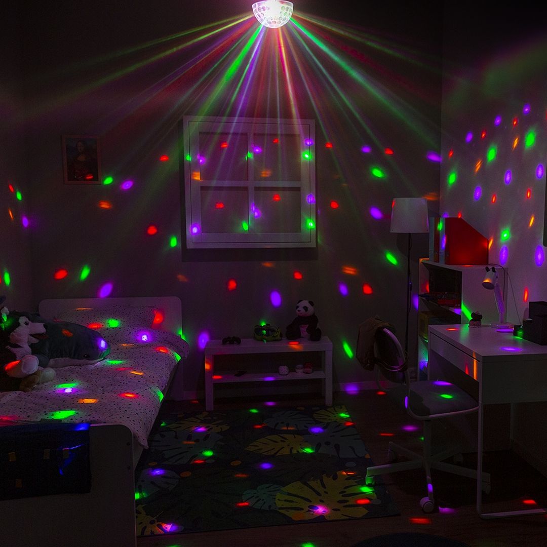 Efecto de Luz LED 6x1W de 6 Colores con DMX y Mando BeamZ JB60R Jelly Ball