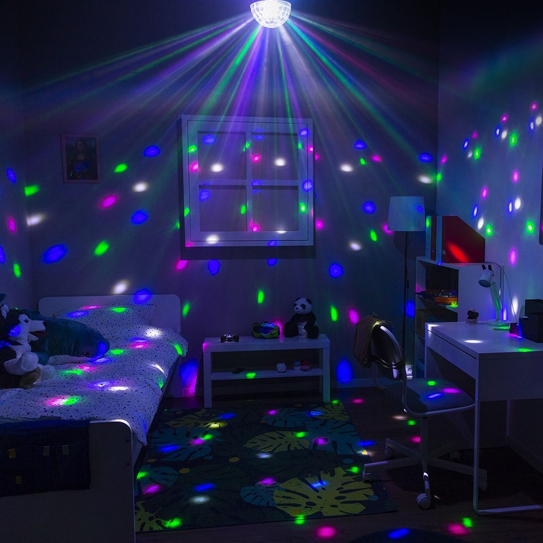 Efecto de Luz LED 6x1W de 6 Colores con DMX y Mando BeamZ JB60R Jelly Ball