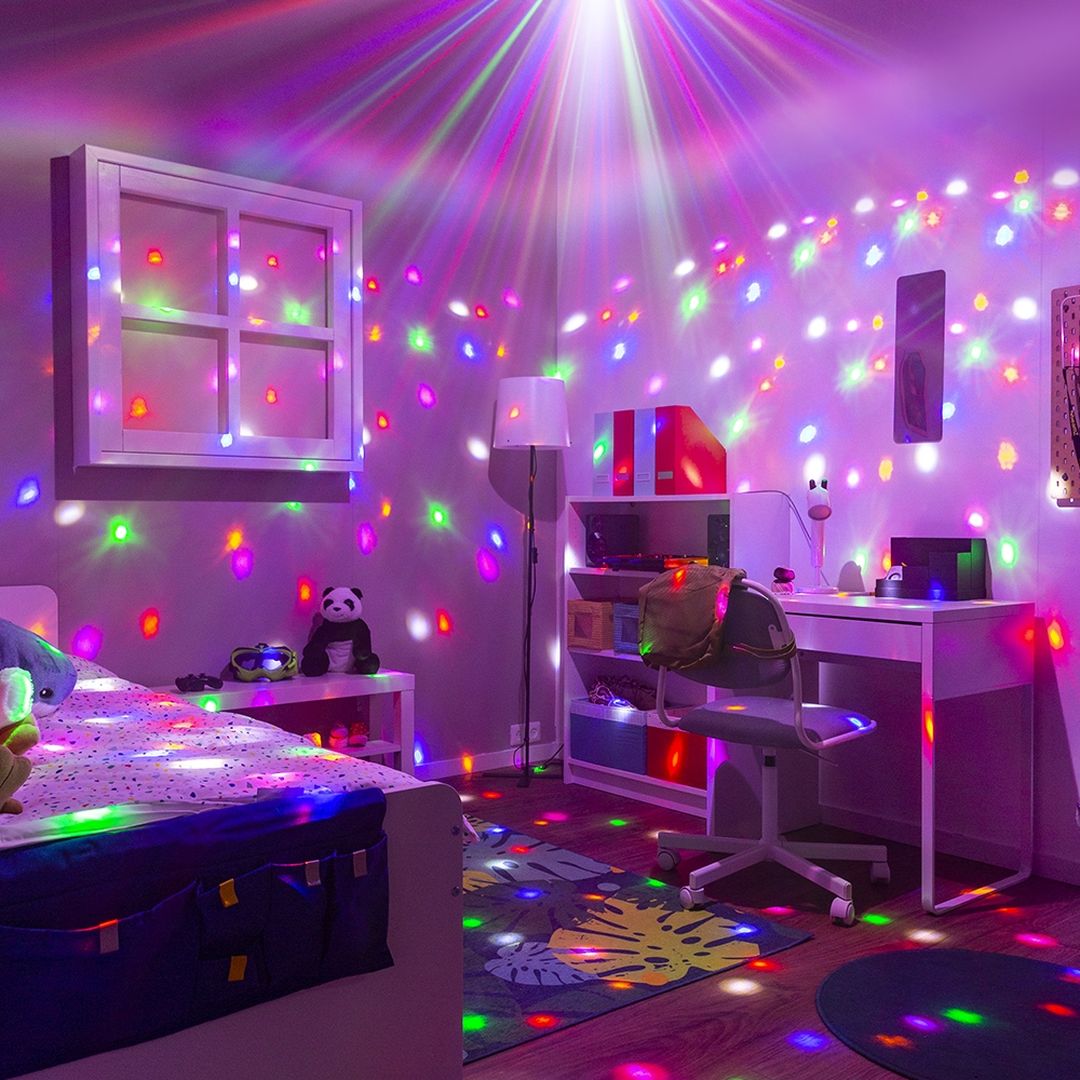 Efecto de Luz LED 6x1W de 6 Colores con DMX y Mando BeamZ JB60R Jelly Ball