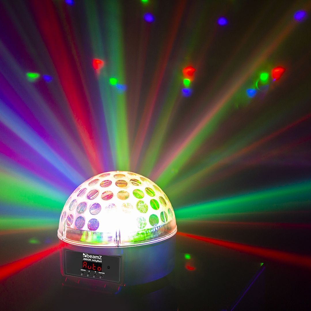 Efecto de Luz LED 6x1W de 6 Colores con DMX y Mando BeamZ JB60R Jelly Ball