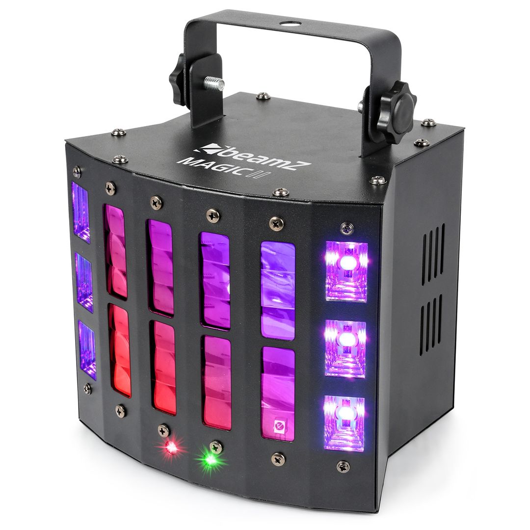 Efecto Derby LED 9x3W con Láser Rojo/Verde y Estrobo BeamZ Magic2