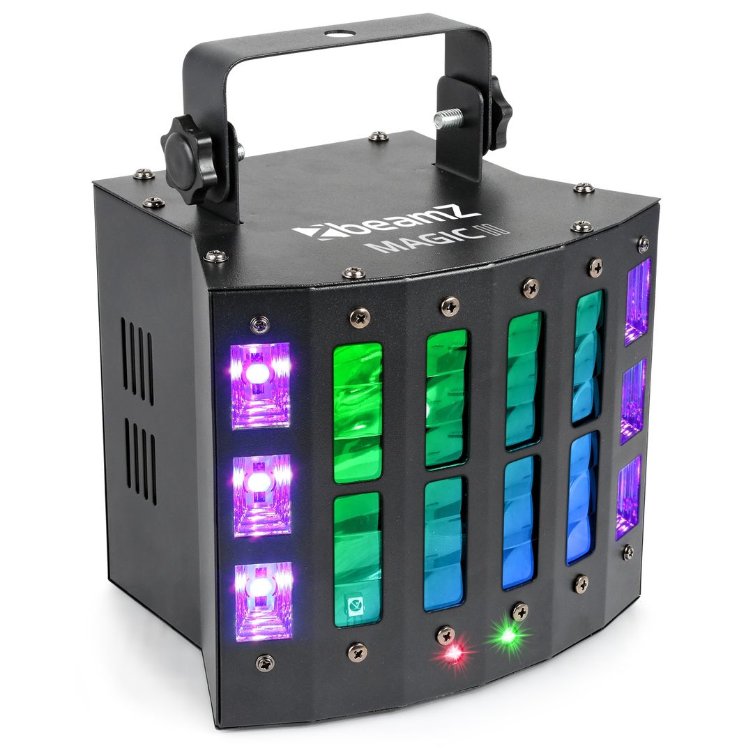 Efecto Derby LED 9x3W con Láser Rojo/Verde y Estrobo BeamZ Magic2