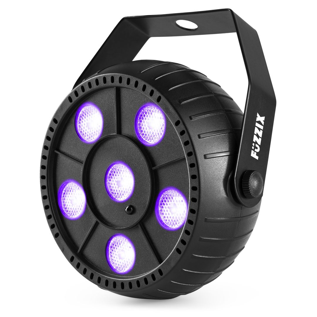 Foco PAR LED Luz Negra UV con Batería 6x1W Fuzzix PLP14