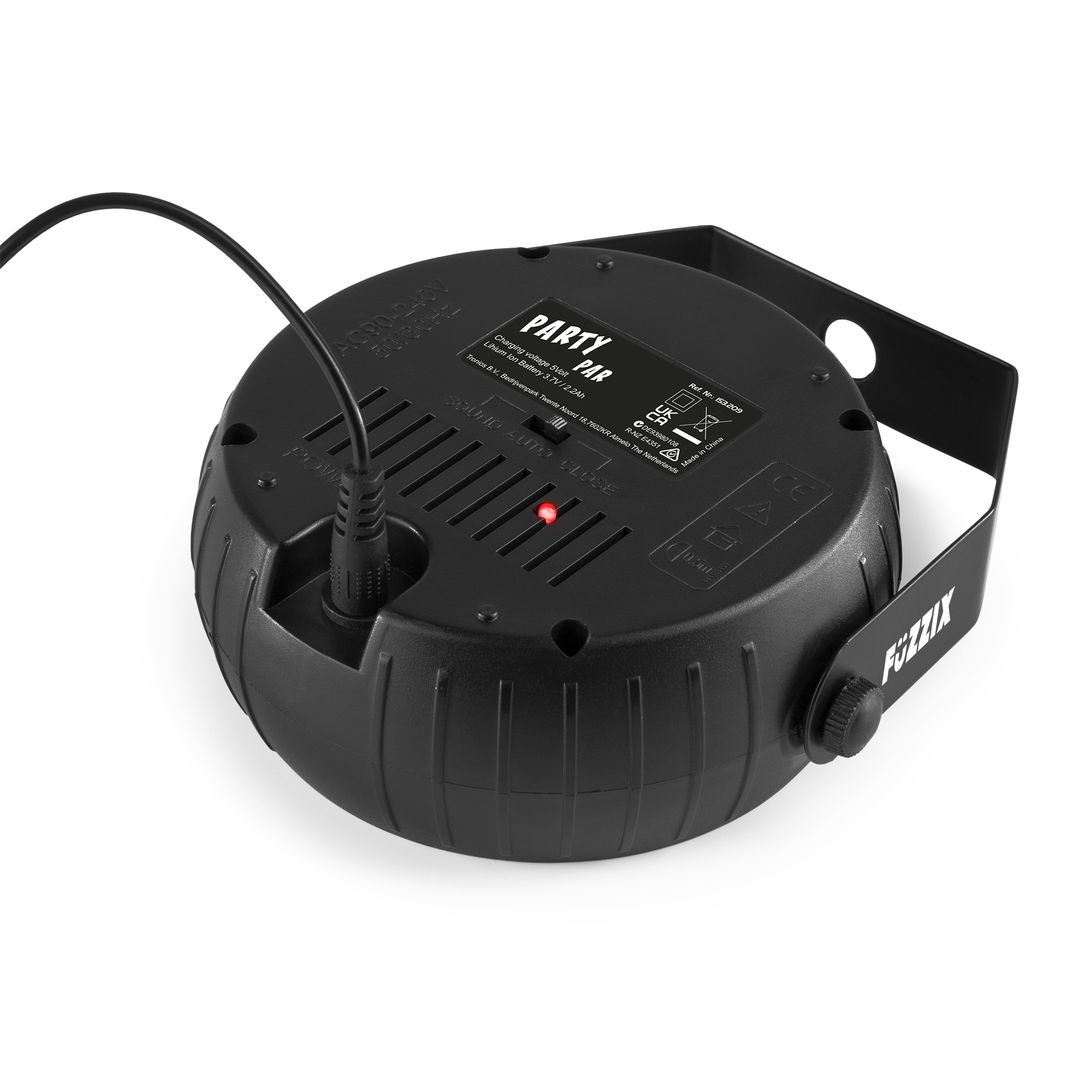 Foco PAR LED Luz Negra UV con Batería 6x1W Fuzzix PLP14