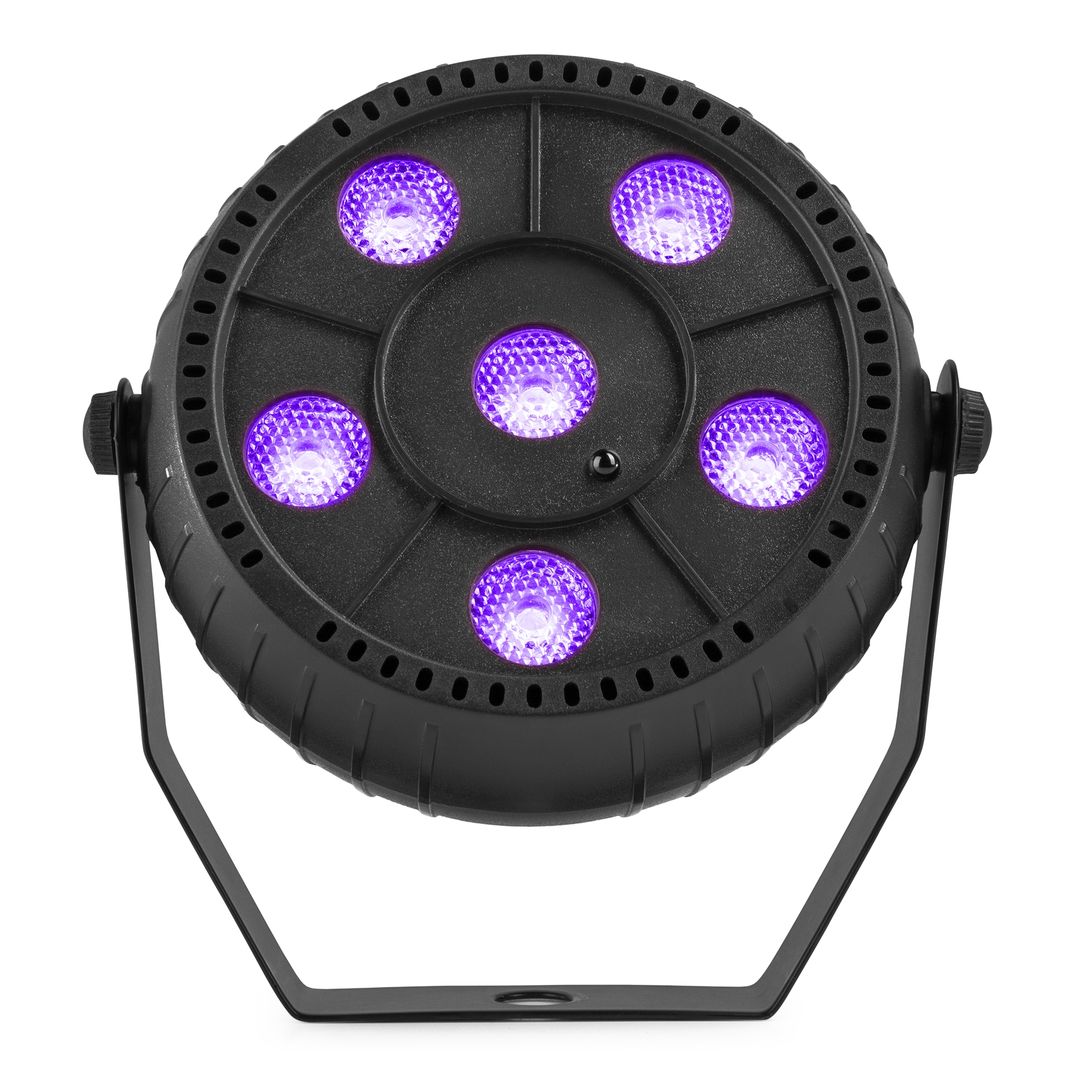 Foco PAR LED Luz Negra UV con Batería 6x1W Fuzzix PLP14
