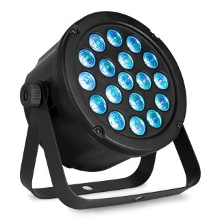 Foco PAR LED Plano 18x3W RGB BeamZ SlimPAR45