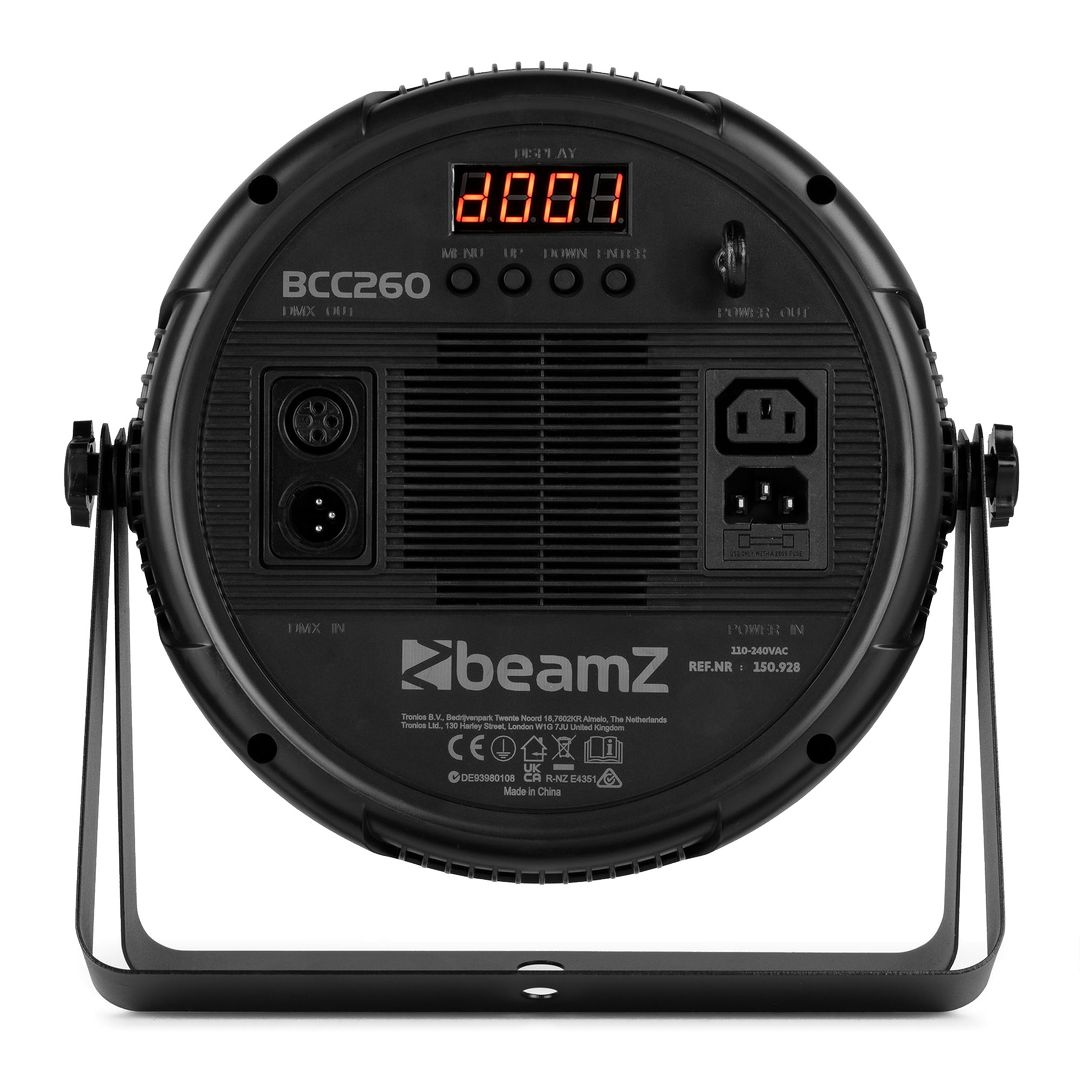 Foco PAR LED Plano 27x6W RGBAW-UV BeamZ BCC260
