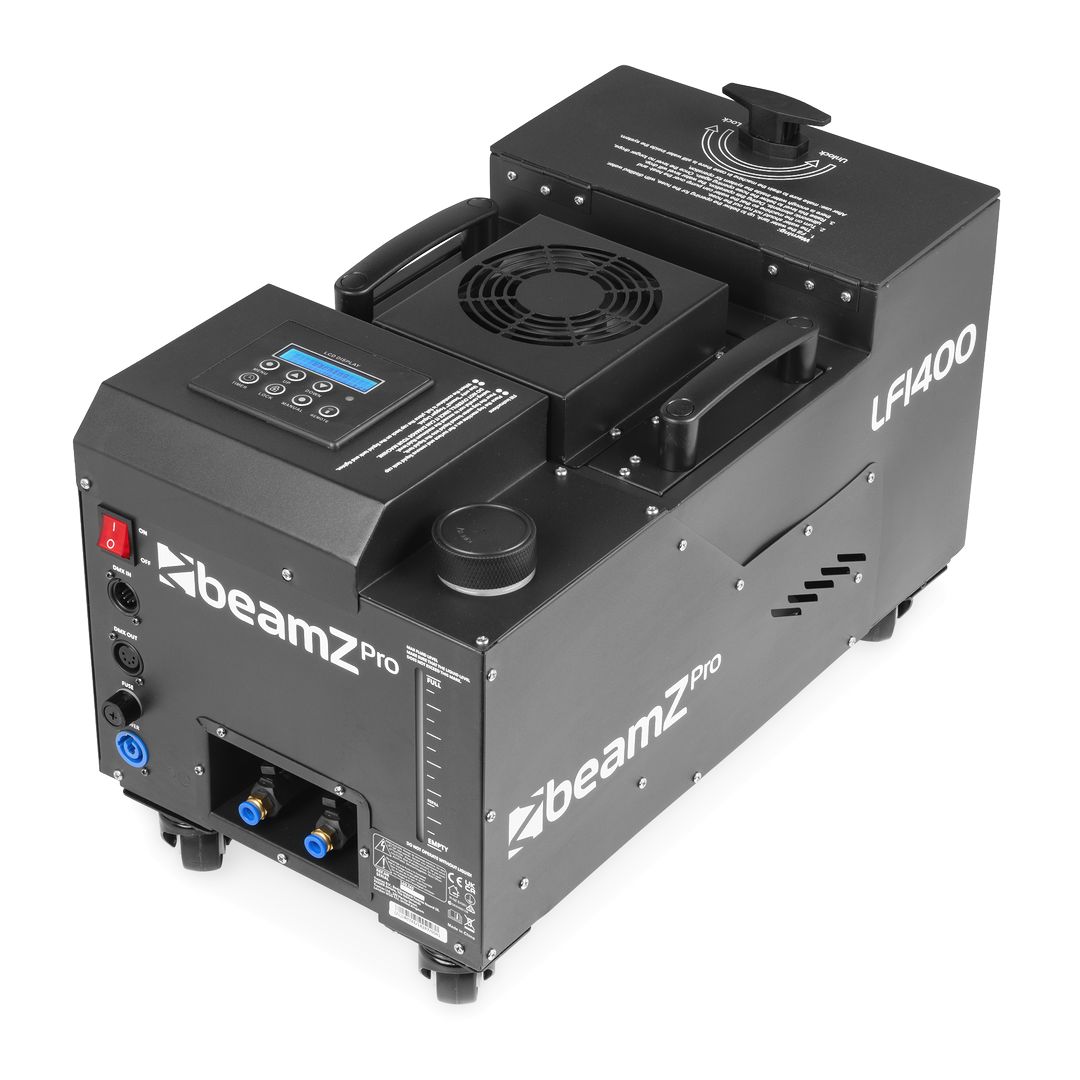 Máquina de Humo Bajo Ultrasónica 1400W con DMX BeamZ Professional LF1400