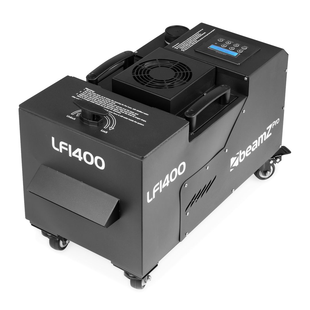 Máquina de Humo Bajo Ultrasónica 1400W con DMX BeamZ Professional LF1400