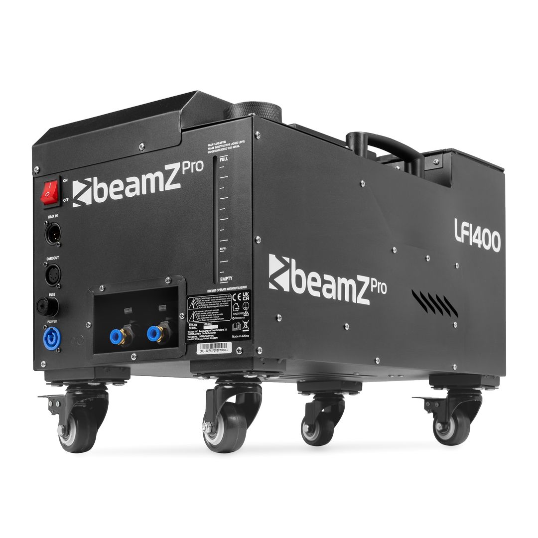 Máquina de Humo Bajo Ultrasónica 1400W con DMX BeamZ Professional LF1400